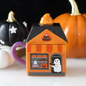 Boo's Bakery Lidded Mug – Halloween Ceramic Mug with Ghost Design