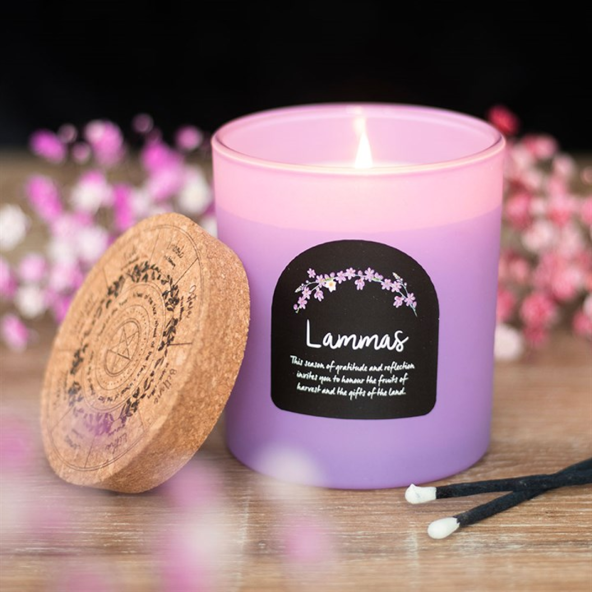 Lammas Cinnamon and Orange Wheel of the Year Candle