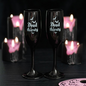 Set of 2 Dead Thirsty Champagne Flutes