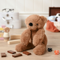 Hampton The Plush Long Leg Dark Brown Teddy Bear 30 cm
