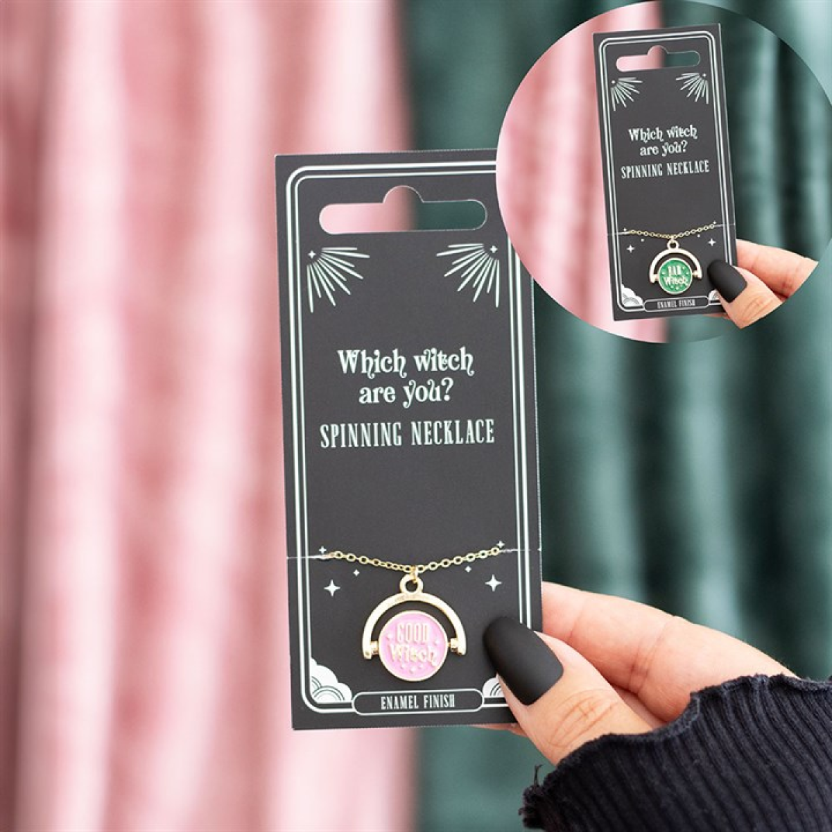 Which Witch Are You Spinning Necklace