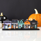 Halloween Spooky Street House Decoration – MDF Shelf & Mantel Display