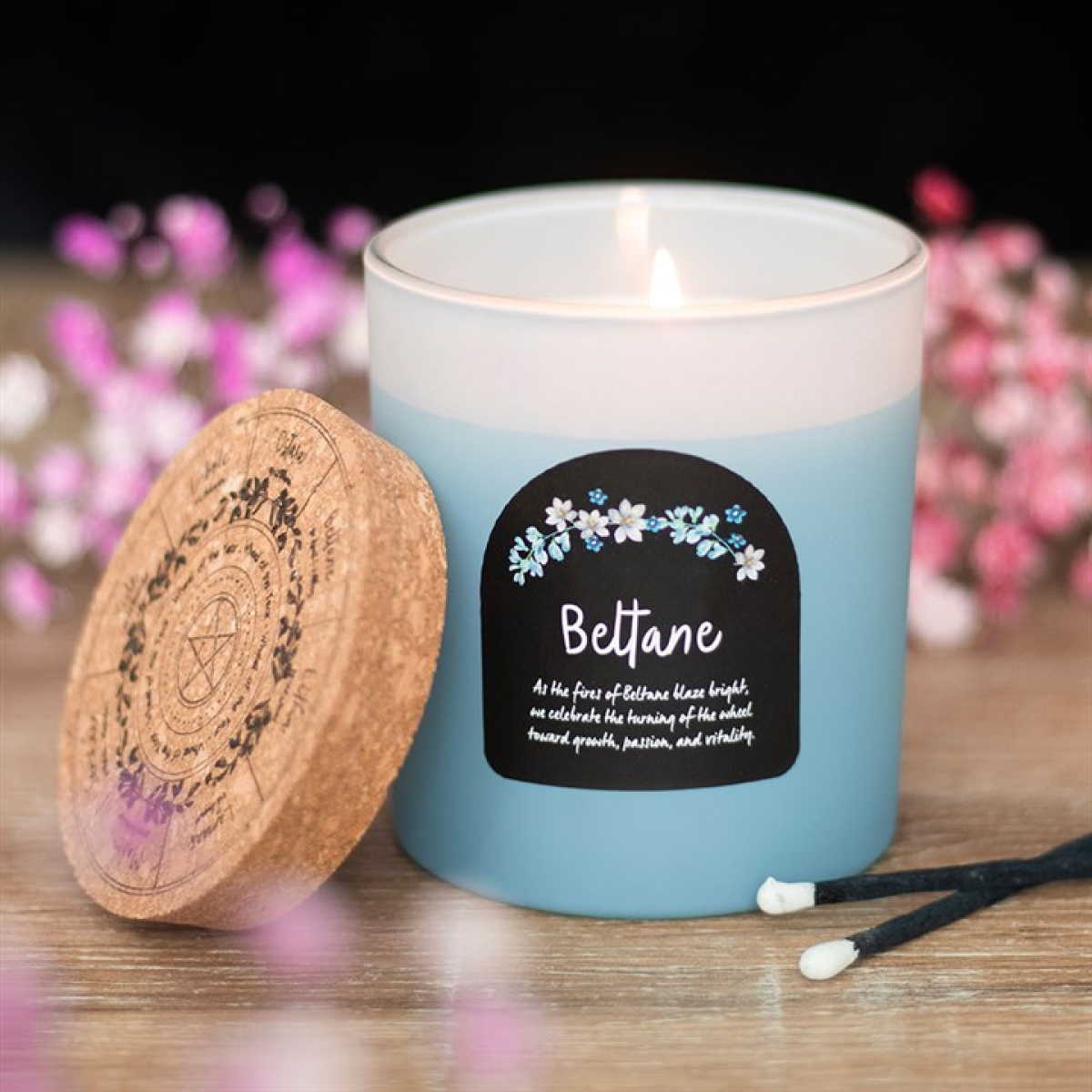 Beltane Orange Blossom Candle | Wheel of the Year – The-Gift-Shop
