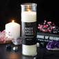 Happiness White Sage Magic Spell Tube Candle